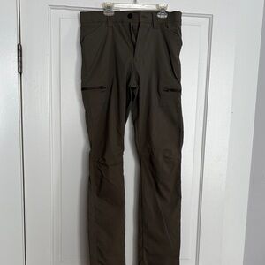 Wrangler Men's Elastic Dark Olive Cargo‎ Pants 30/32
